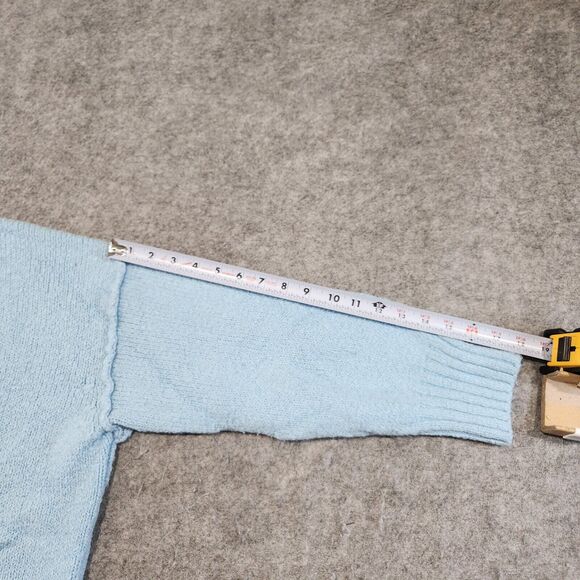 Free People Womens S Small Love Light Sweater Blue Oversized Knit Lightweight - Picture 9 of 13